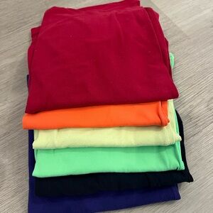 lululemon athletica Women's rainbow cool racerback LOT of 7 sz 8